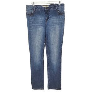 Fashion Bug Womens Jeans Size 12 Tapered Leg 34x30